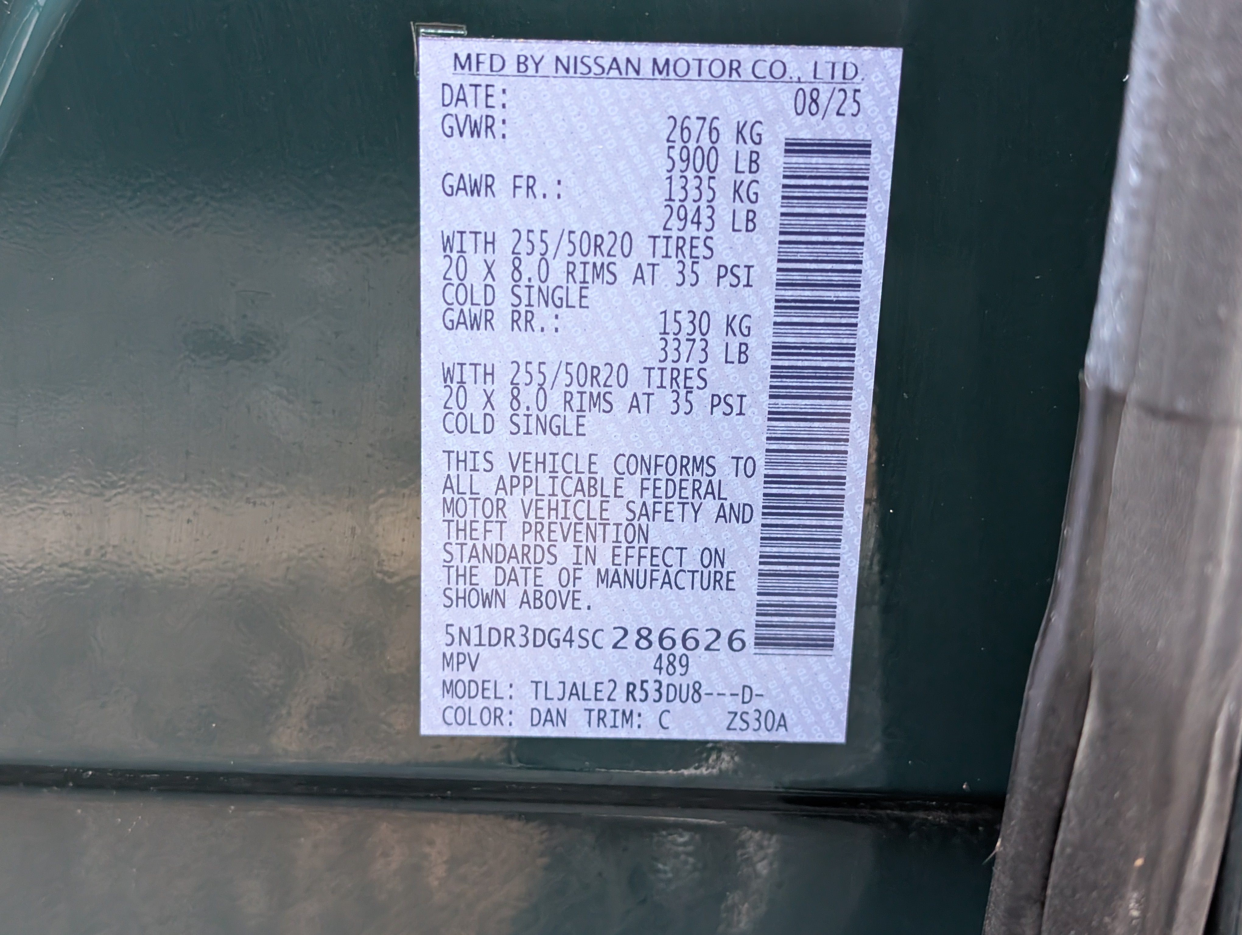 Used 2025 Nissan Pathfinder Platinum w/ Cargo Package FWD image 43