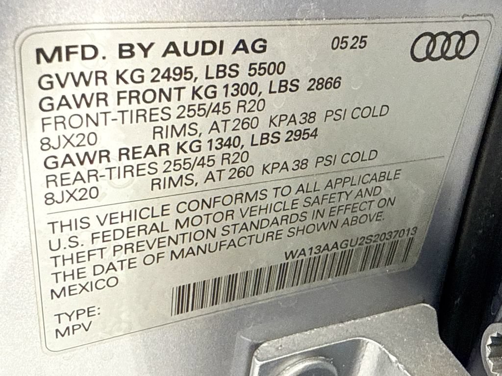 Certified 2025 Audi Q5 Prestige AWD/4WD image 34