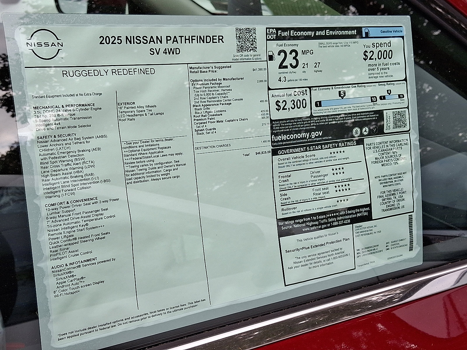 New 2025 Nissan Pathfinder SV w/ SV Premium Package image 7
