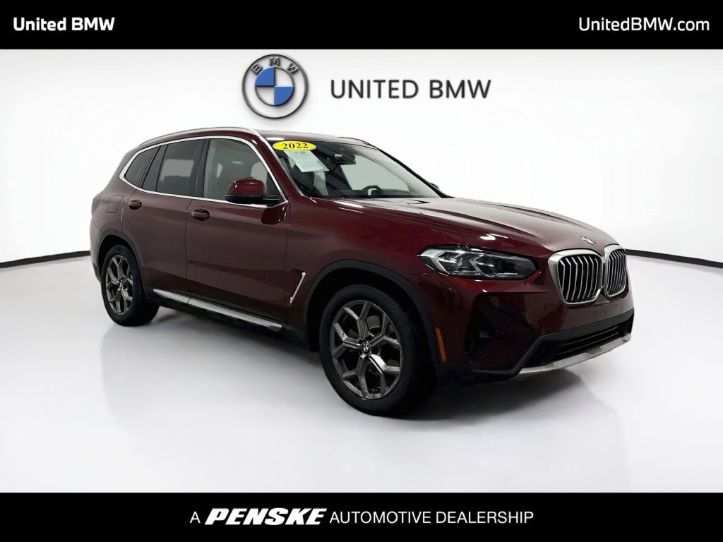 Used 2022 BMW X3 sDrive30i w/ Premium Package 2 RWD image 3