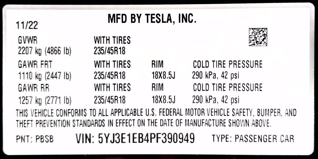 Used 2023 Tesla Model 3 Long Range AWD/4WD image 23