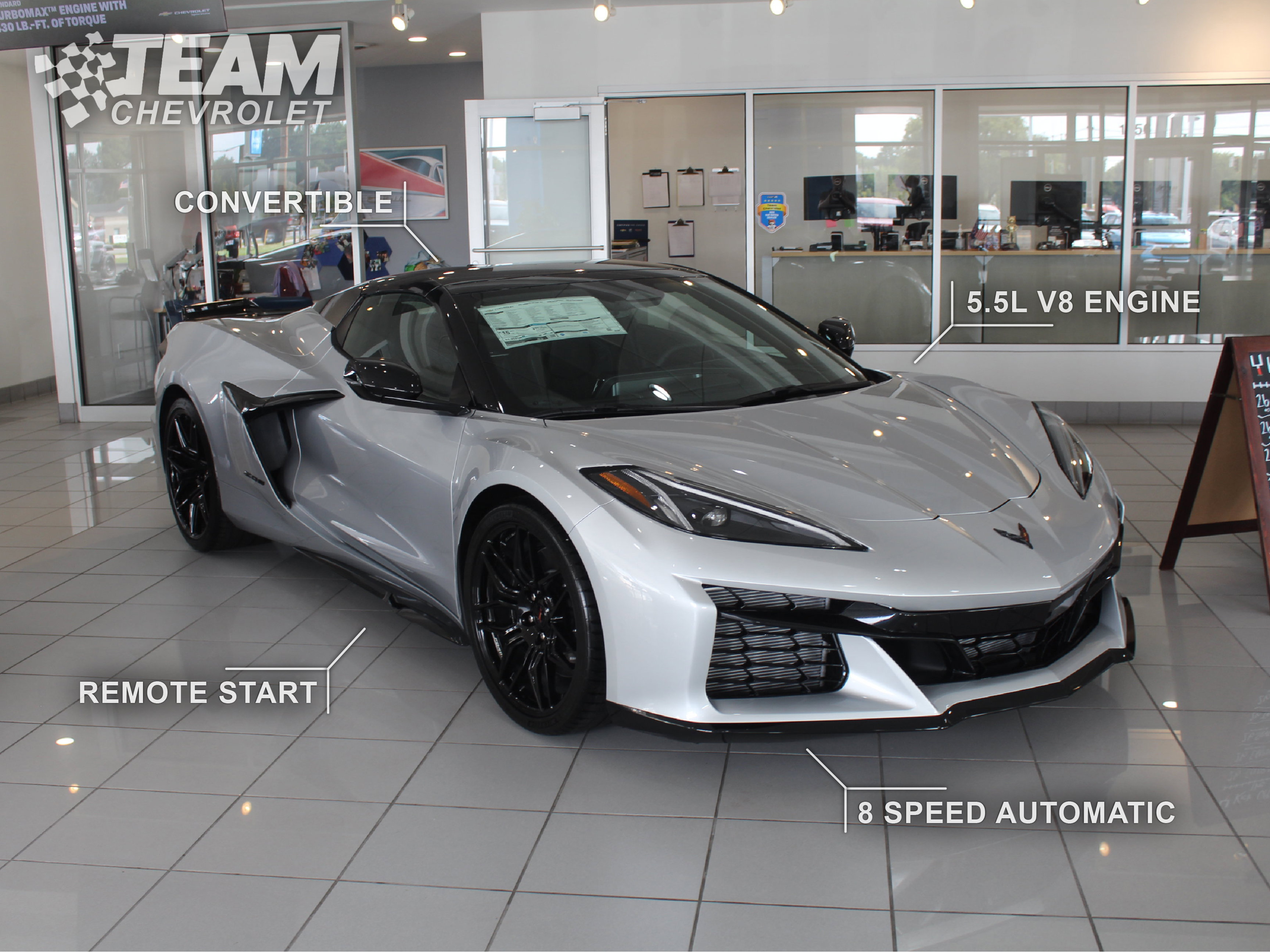 New 2027 Chevrolet Corvette Z06 w/ Stealth Interior Trim Package RWD image 2