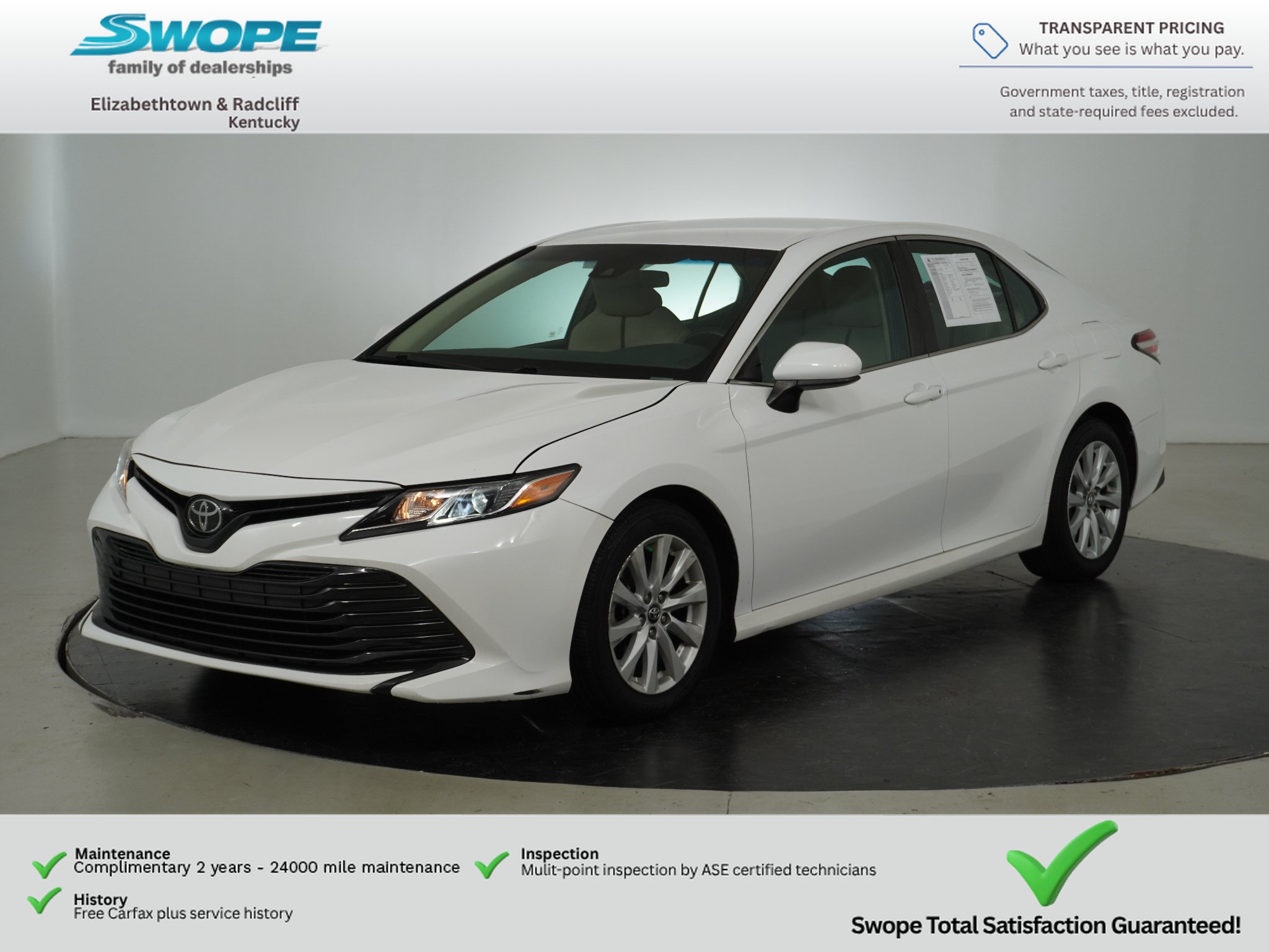 Used 2018 Toyota Camry LE FWD image 7