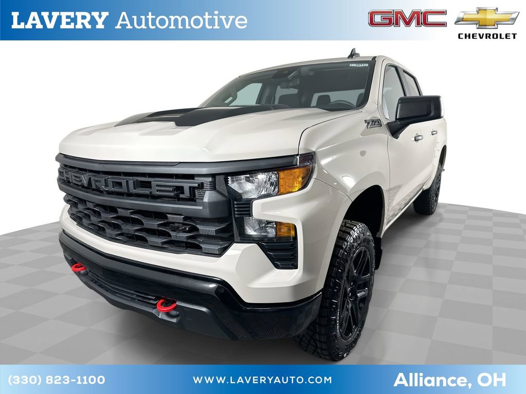 New 2026 Chevrolet Silverado 1500 Custom Trail Boss w/ LPO, Dark Essentials Package