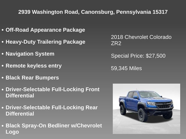 Used 2018 Chevrolet Colorado ZR2 image 14