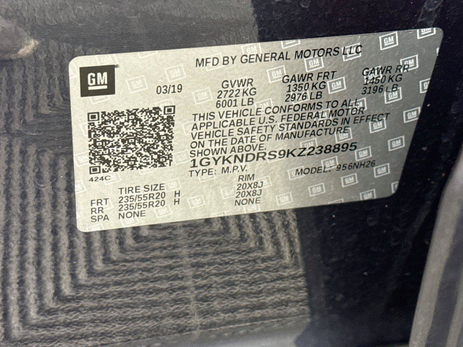 Used 2019 Cadillac XT5 Luxury w/ Advanced Security Package AWD/4WD image 26