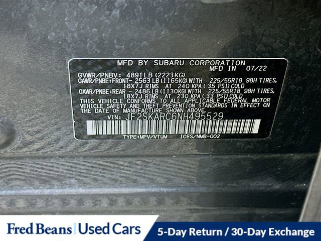 Used 2022 Subaru Forester Touring image 35