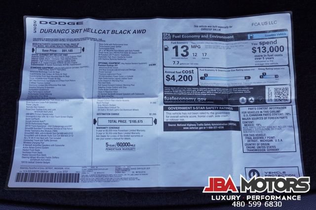 Used 2023 Dodge Durango SRT Hellcat AWD/4WD image 32