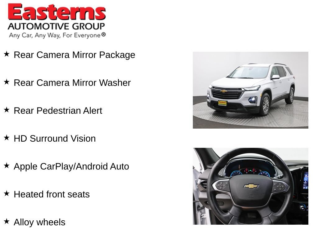 Used 2023 Chevrolet Traverse LT w/ Rear Camera Mirror Package AWD/4WD image 11