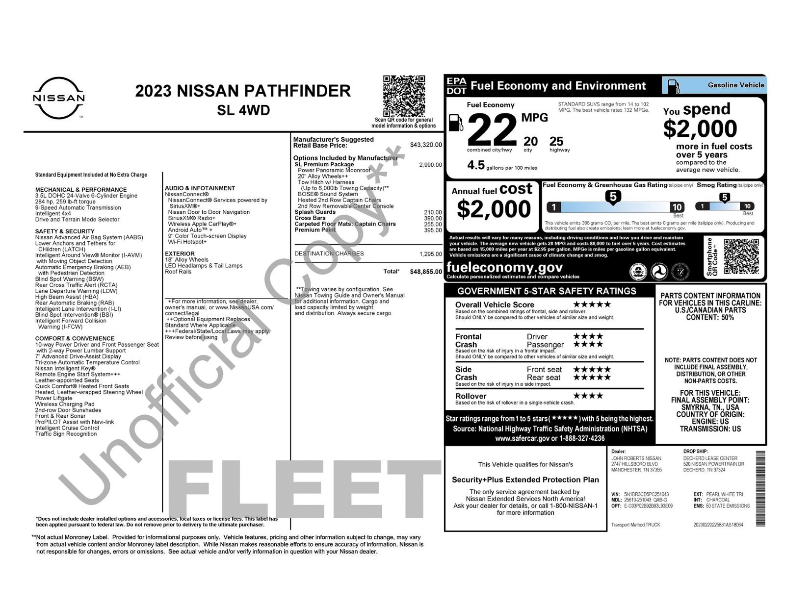 Used 2023 Nissan Pathfinder SL w/ SL Premium Package AWD/4WD image 11