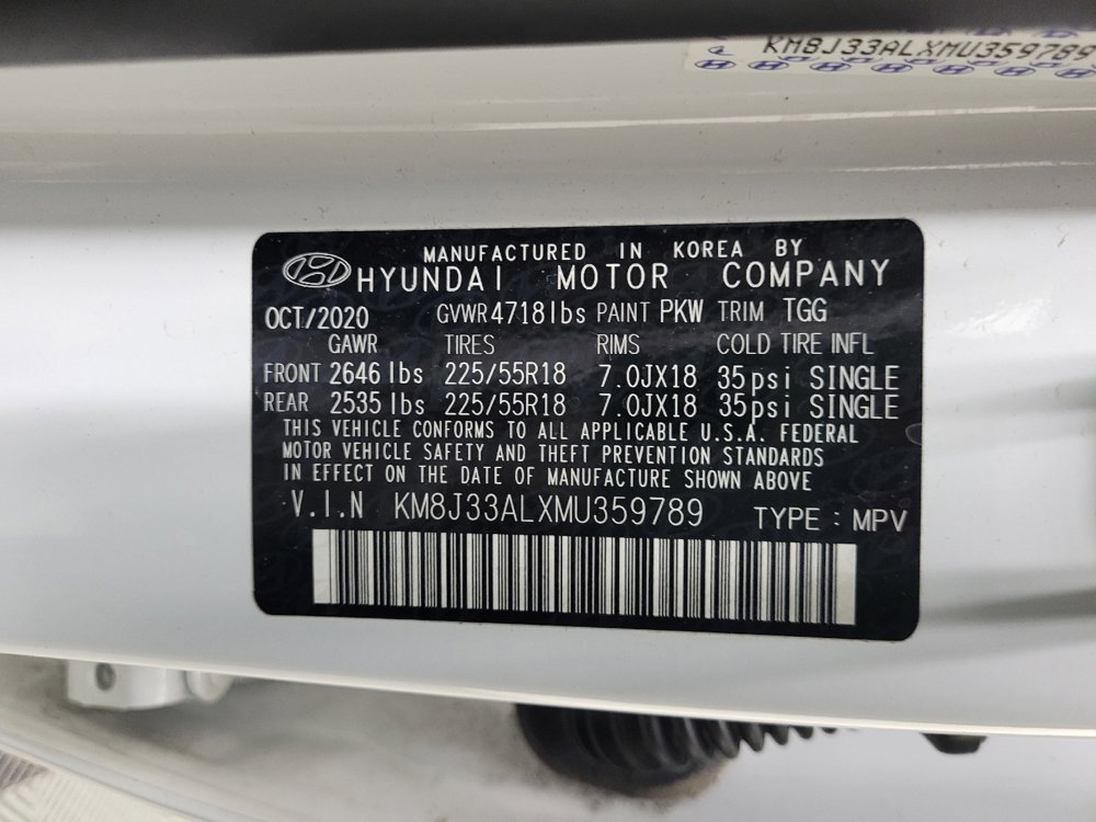 Used 2021 Hyundai Tucson SEL w/ Cargo Package FWD image 33