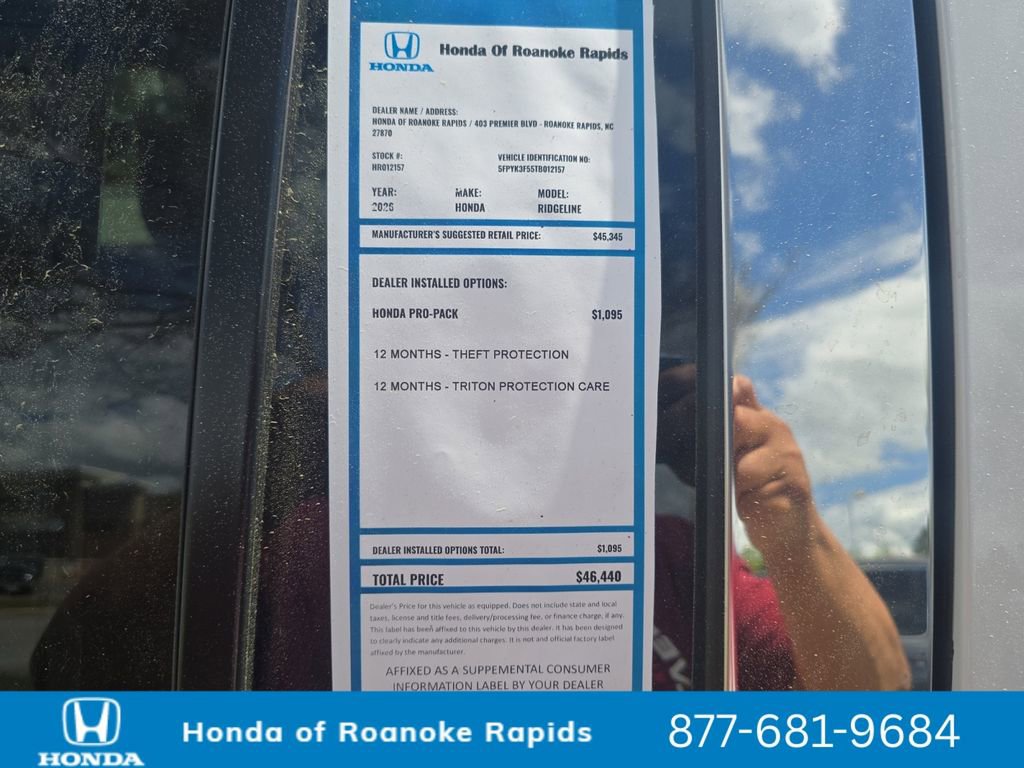 New 2026 Honda Ridgeline RTL image 40