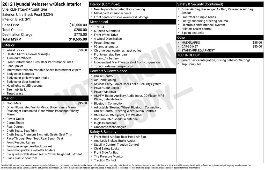 Used 2012 Hyundai Veloster image 35