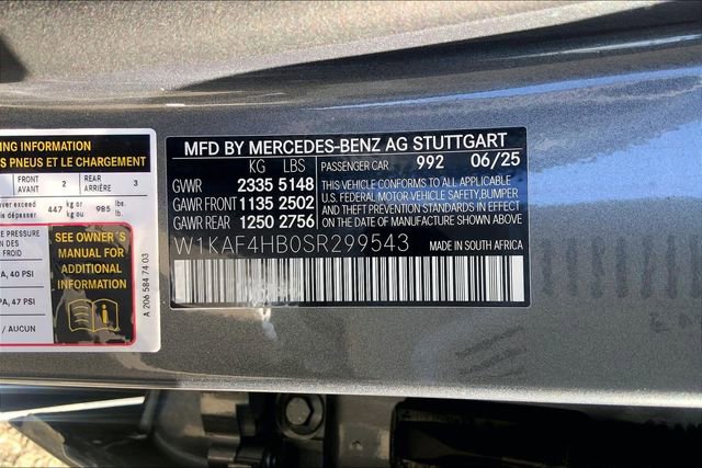 Used 2025 Mercedes-Benz C 300 4MATIC Sedan image 30