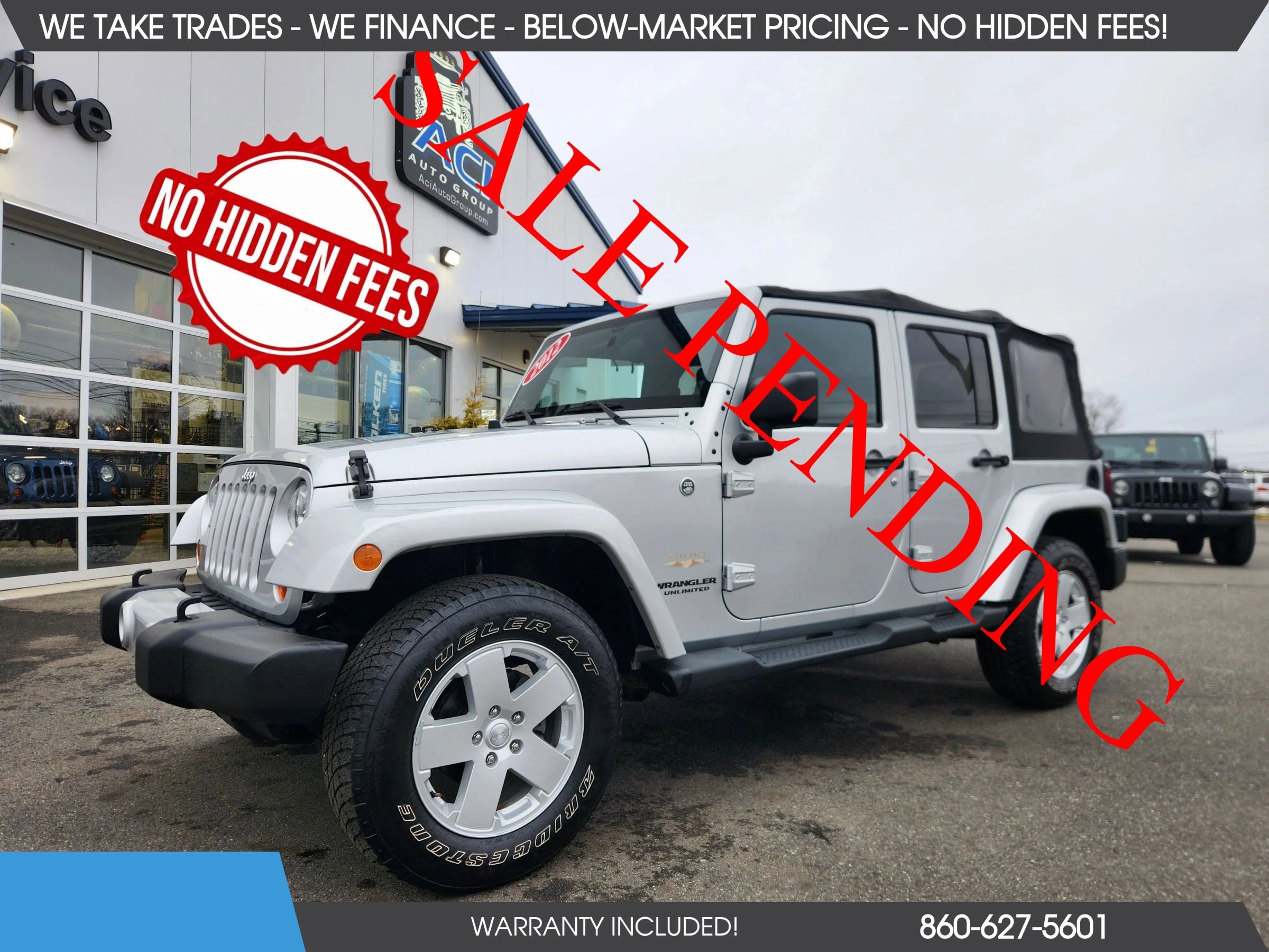 Used 2012 Jeep Wrangler Unlimited Sahara w/ Dual Top Group image 1