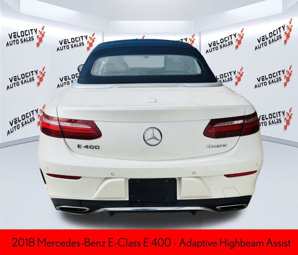 Used 2018 Mercedes-Benz E 400 4MATIC Cabriolet w/ Premium 2 Package (Q02) image 16
