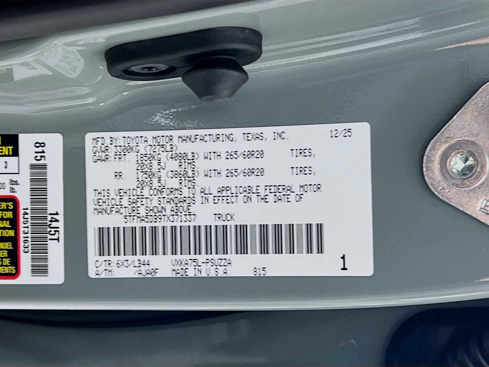 New 2026 Toyota Tundra 1794 Edition image 21