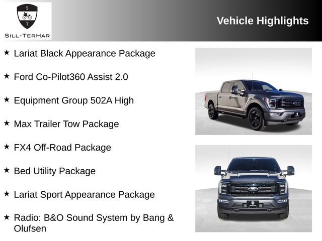 Used 2023 Ford F150 Lariat w/ Equipment Group 502A High image 4