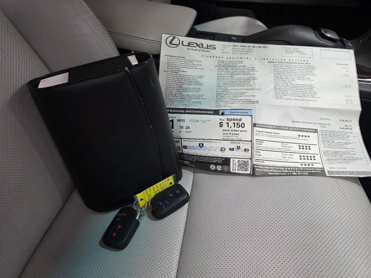 Used 2013 Lexus RX 350 FWD w/ Navigation Pkg image 28