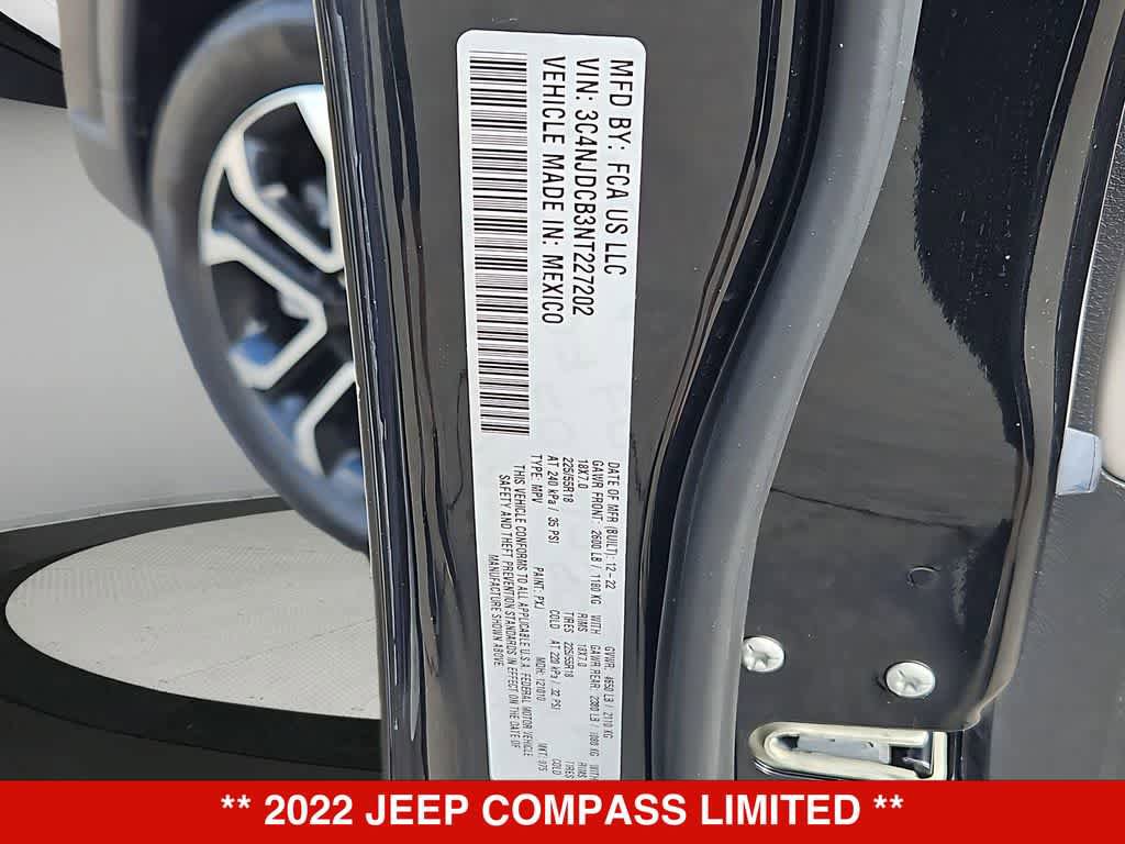 Used 2022 Jeep Compass Limited AWD/4WD image 35