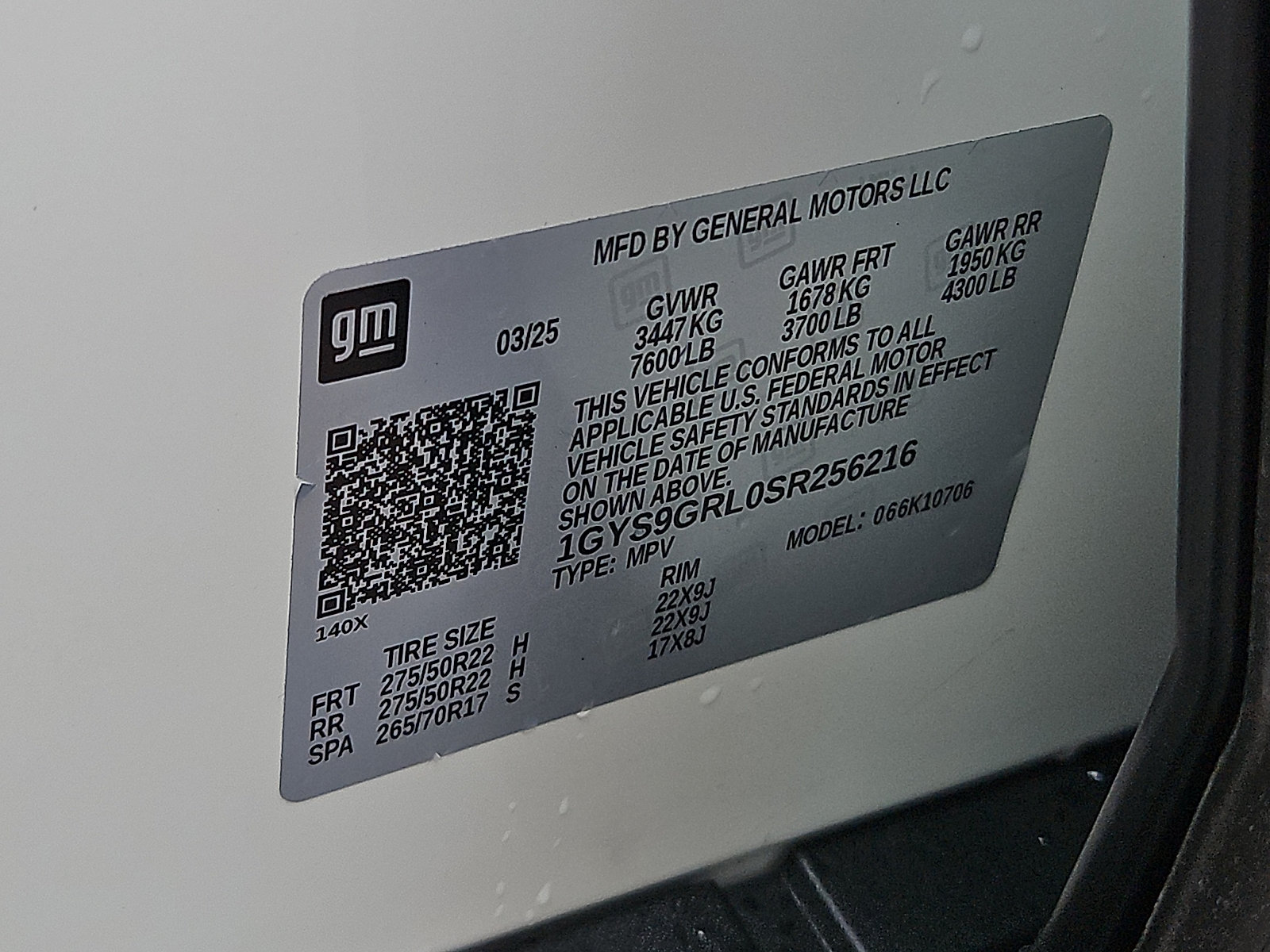 Certified 2025 Cadillac Escalade Sport Platinum AWD/4WD image 29