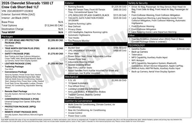 New 2026 Chevrolet Silverado 1500 LT AWD/4WD image 4