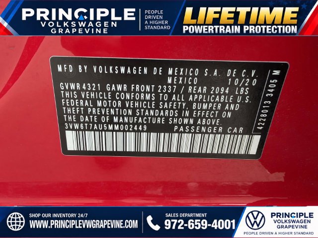 Used 2021 Volkswagen GTI SE FWD image 26