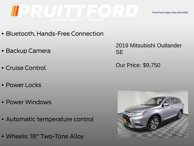 Used 2019 Mitsubishi Outlander SE FWD image 6