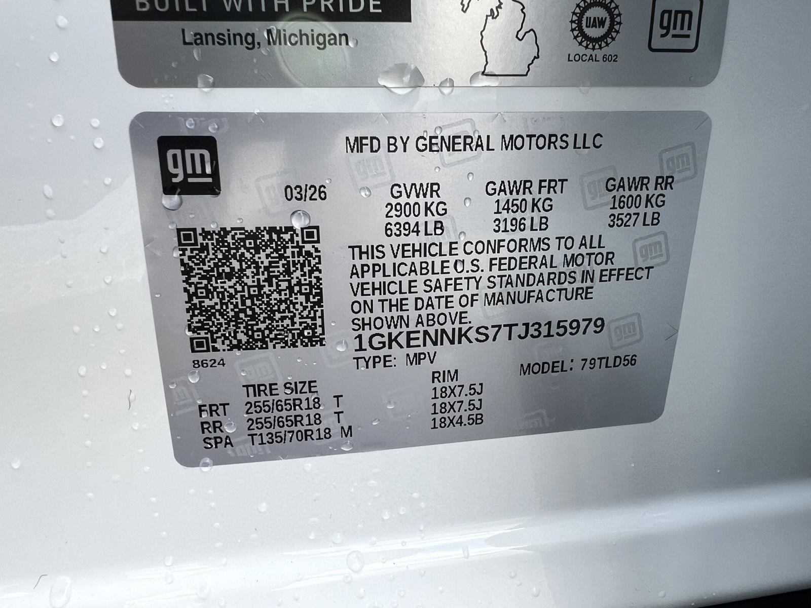 New 2026 GMC Acadia Elevation image 52