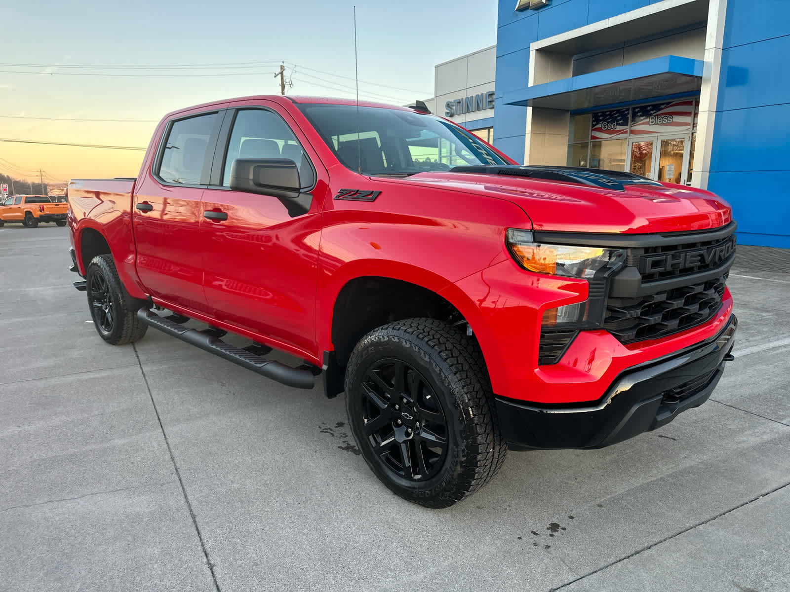 New 2026 Chevrolet Silverado 1500 Custom Trail Boss w/ Turbomax Blackout Package image 1