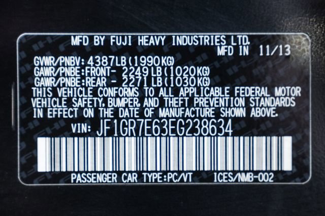 Used 2014 Subaru Impreza WRX Limited image 94