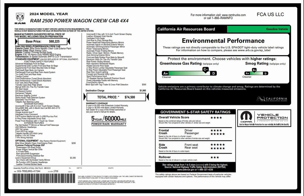 Certified 2024 RAM 2500 Power Wagon w/ Level 2 Equipment Group image 4