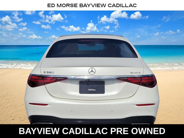 Used 2021 Mercedes-Benz S 580 4MATIC Sedan w/ AMG Line image 3