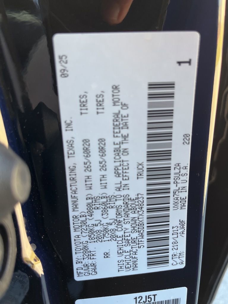 New 2026 Toyota Tundra Limited image 91