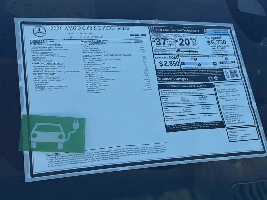 New 2026 Mercedes-Benz C 36 AMG S image 9