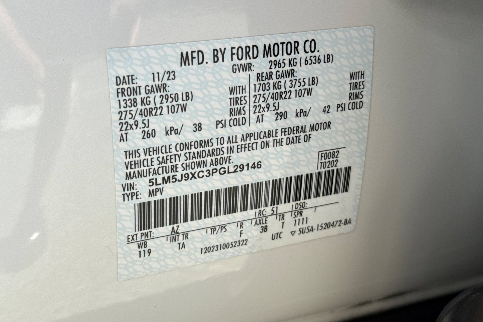 Certified 2023 Lincoln Aviator Black Label AWD/4WD image 28
