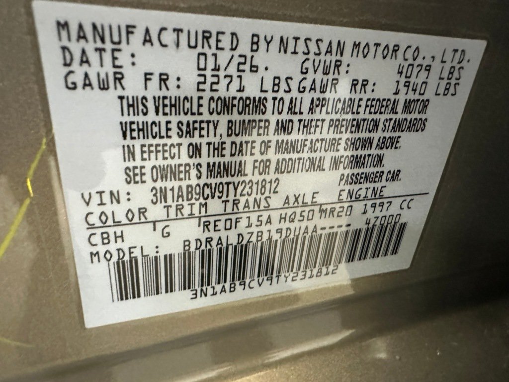 Used 2026 Nissan Sentra SV w/ Floor Mat Package FWD image 35