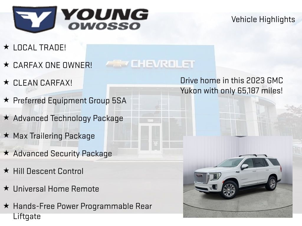 Certified 2023 GMC Yukon Denali w/ Advanced Technology Package image 8