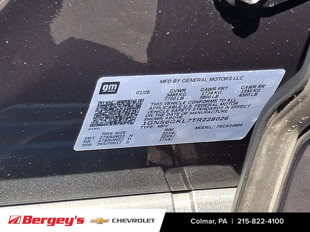 New 2026 Chevrolet Suburban High Country AWD/4WD image 20