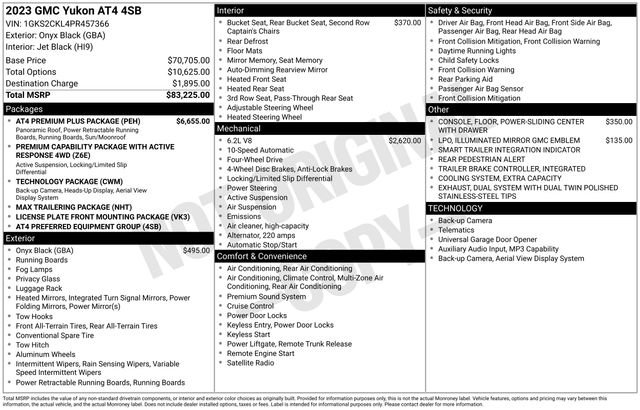 Certified 2023 GMC Yukon AT4 w/ AT4 Premium Plus Package AWD/4WD image 39