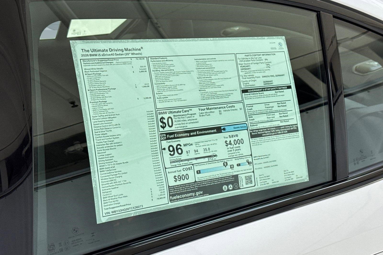 New 2026 BMW i5 eDrive40 w/ M Sport Package AWD/4WD image 29