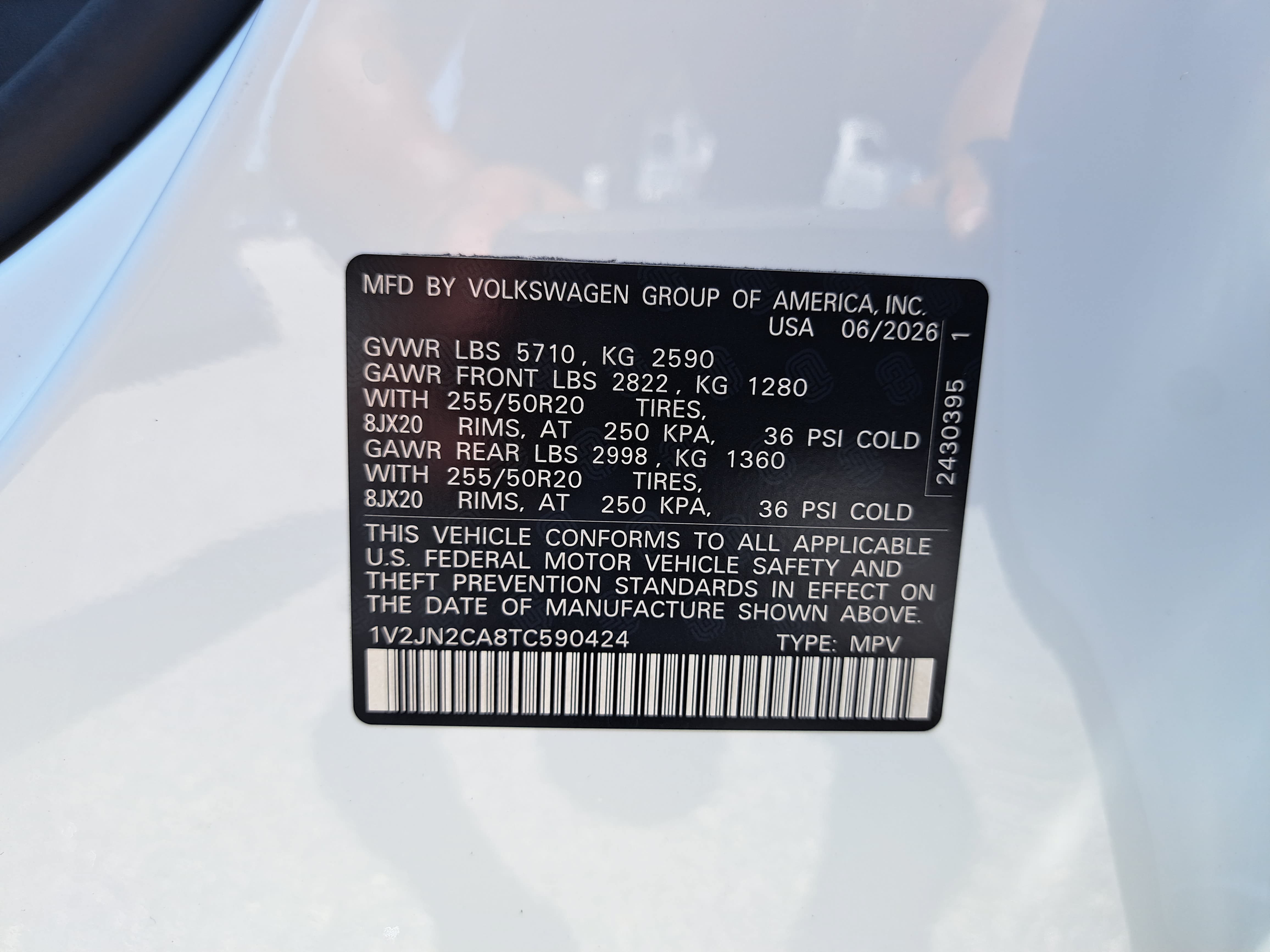 New 2026 Volkswagen Atlas SE FWD image 35