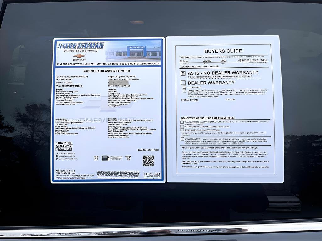 Used 2023 Subaru Ascent Limited image 27