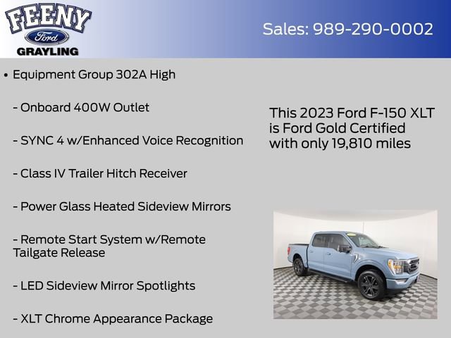 Certified 2023 Ford F150 XLT w/ Equipment Group 302A High AWD/4WD image 8