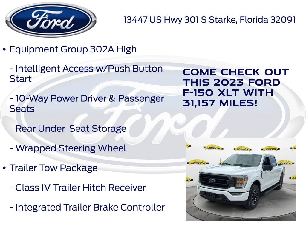 Certified 2023 Ford F150 XLT w/ Equipment Group 302A High AWD/4WD image 27