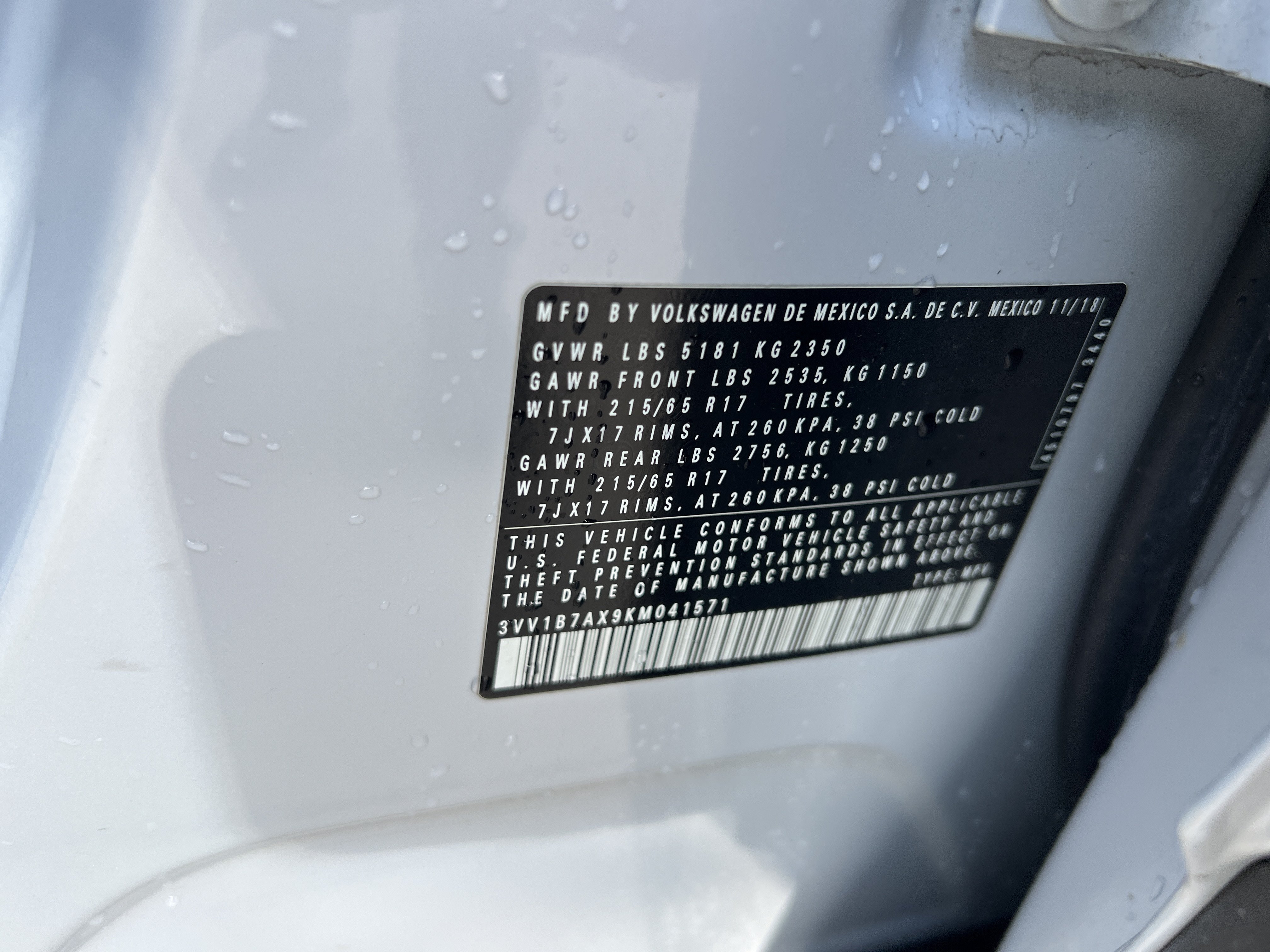 Used 2019 Volkswagen Tiguan S FWD image 29