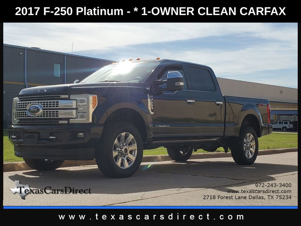 Used 2017 Ford F250 Platinum w/ Platinum Ultimate Package