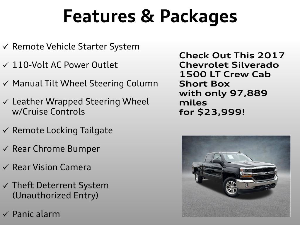 Used 2017 Chevrolet Silverado 1500 LT w/ All Star Edition AWD/4WD image 24