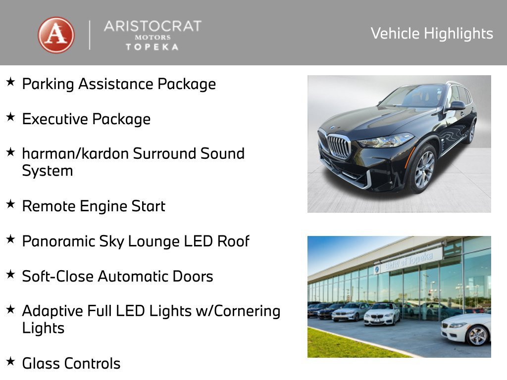 Used 2024 BMW X5 xDrive40i w/ Executive Package AWD/4WD image 2