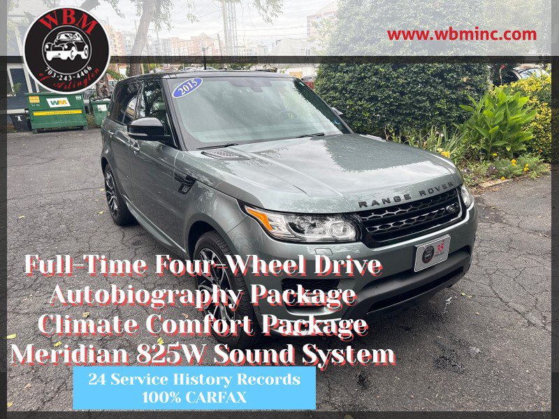 Used 2015 Land Rover Range Rover Sport Autobiography